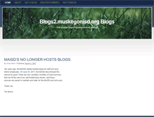 Tablet Screenshot of blogs2.muskegonisd.org